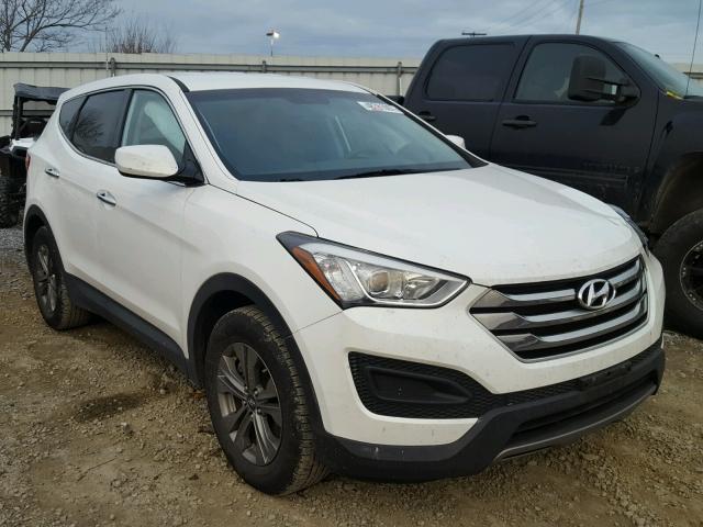 5XYZTDLB5GG351283 - 2016 HYUNDAI SANTA FE S WHITE photo 1