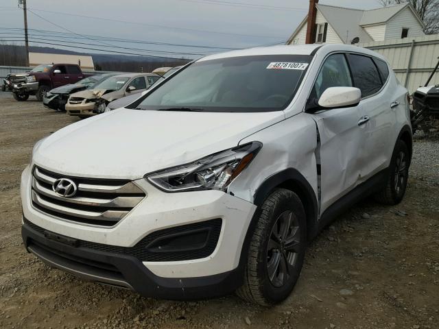 5XYZTDLB5GG351283 - 2016 HYUNDAI SANTA FE S WHITE photo 2