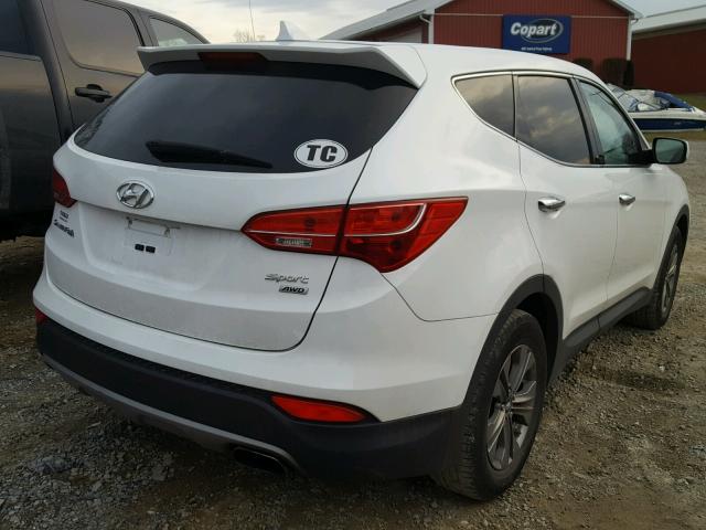 5XYZTDLB5GG351283 - 2016 HYUNDAI SANTA FE S 白色 照片 4