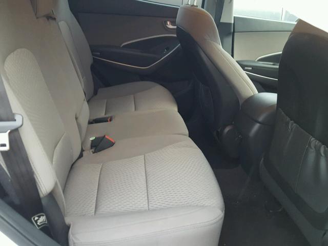 5XYZTDLB5GG351283 - 2016 HYUNDAI SANTA FE S 白色 照片 6