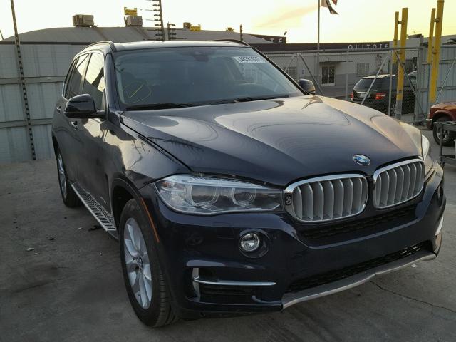 5UXKT0C50G0S76114 - 2016 BMW X5 XDR40E BLUE photo 1