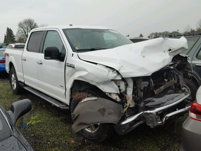 1FTFW1EG9FFB13553 - 2015 FORD F150 SUPER WHITE photo 1