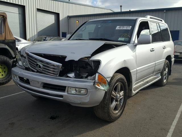 JTJHT00W164017242 - 2006 LEXUS LX 470 SILVER photo 2