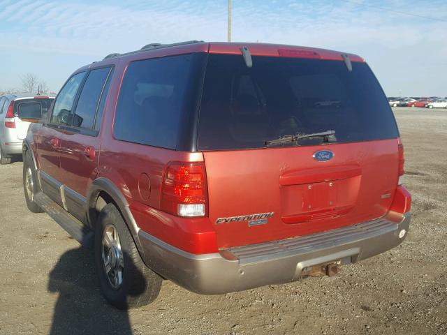 1FMFU18L43LA63605 - 2003 FORD EXPEDITION RED photo 3