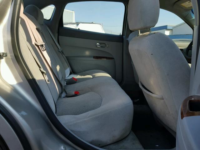 2G4WC582961309592 - 2006 BUICK LACROSSE C SILVER photo 6