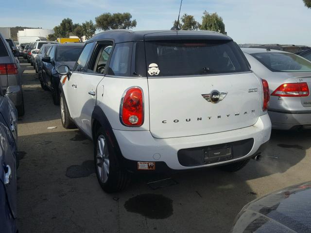 WMWZB3C5XEWR37837 - 2014 MINI COOPER COU WHITE photo 3