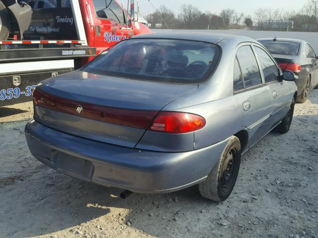 1MEFM13P3XW622837 - 1999 MERCURY TRACER LS BLUE photo 4