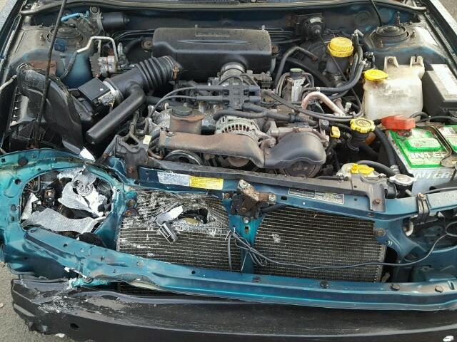 4S3BD4354V7200857 - 1997 SUBARU LEGACY L TEAL photo 7