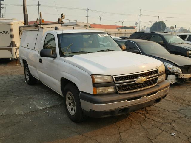 3GCEC14XX6G253891 - 2006 CHEVROLET SILVERADO WHITE photo 1