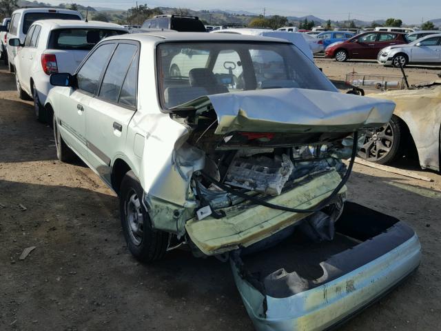 JM1BG224XP0622874 - 1993 MAZDA PROTEGE DX GREEN photo 3