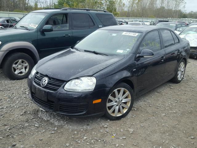 3VWRA7AJ9AM059645 - 2010 VOLKSWAGEN JETTA WOLF BLACK photo 2