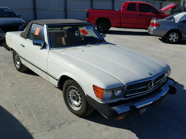 WDB10704412061907 - 1980 MERCEDES-BENZ 450SL WHITE photo 1