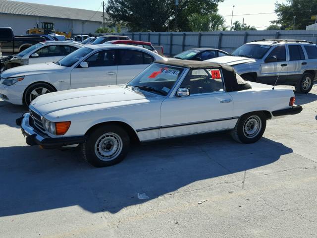 WDB10704412061907 - 1980 MERCEDES-BENZ 450SL WHITE photo 9