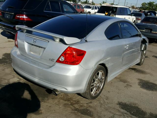 JTKDE177850056974 - 2005 TOYOTA SCION TC 银色 照片 4