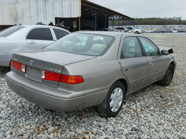 4T1BG22K31U024734 - 2001 TOYOTA CAMRY CE BEIGE photo 4