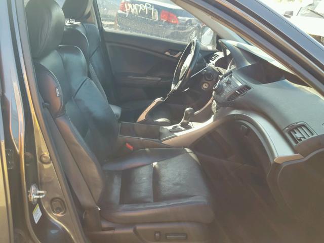 JH4CU26649C013904 - 2009 ACURA TSX GRAY photo 5