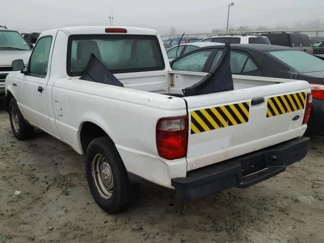 1FTYR10D05PA14786 - 2005 FORD RANGER WHITE photo 3