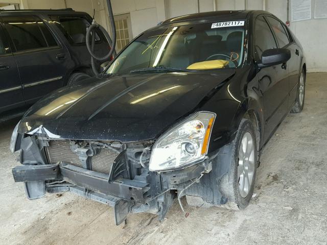 1N4BA41EX7C857660 - 2007 NISSAN MAXIMA SE BLACK photo 2