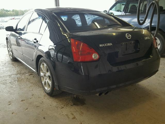 1N4BA41EX7C857660 - 2007 NISSAN MAXIMA SE BLACK photo 3