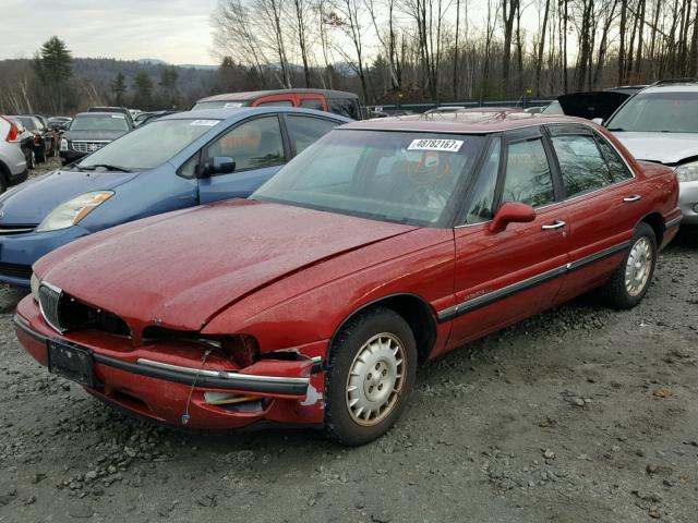 1G4HP52K2WH512701 - 1998 BUICK LESABRE CU RED photo 2