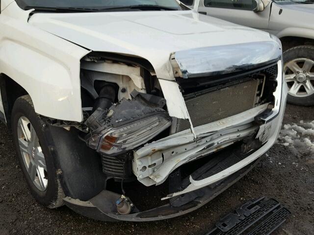 2GKALMEK0F6314619 - 2015 GMC TERRAIN SL WHITE photo 9