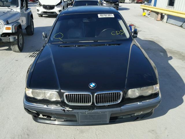 WBAGG83491DN88088 - 2001 BMW 740 I AUTO BLACK photo 9