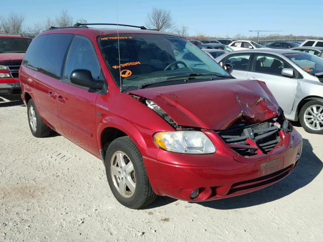 2D4GP44L65R345524 - 2005 DODGE GRAND CARA RED photo 1