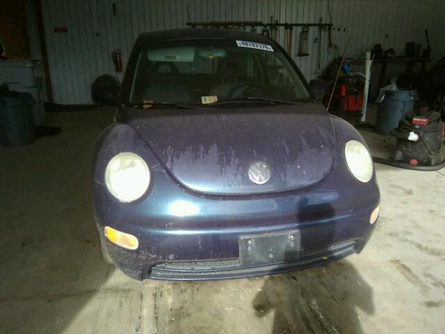 3VWBK21C51M431517 - 2001 VOLKSWAGEN NEW BEETLE 蓝色 照片 9