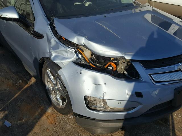 1G1RD6E43DU106654 - 2013 CHEVROLET VOLT BLUE photo 9