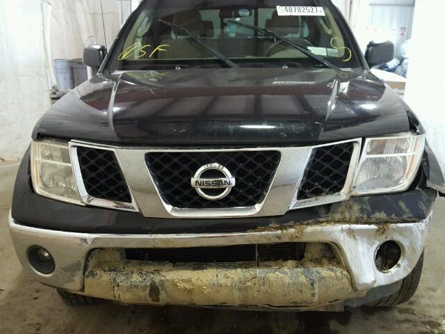 1N6AD06W68C449744 - 2008 NISSAN FRONTIER K BLACK photo 7