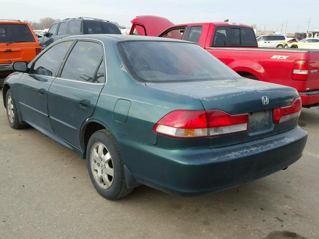 1HGCG56672A108017 - 2002 HONDA ACCORD EX GREEN photo 3