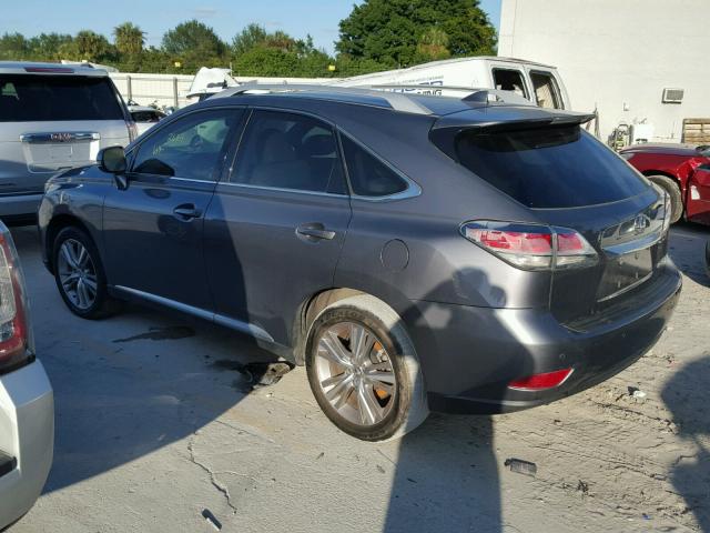 2T2ZK1BA9FC159610 - 2015 LEXUS RX 350 GRAY photo 9