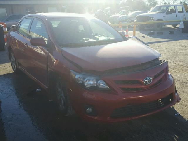 5YFBU4EE4DP157986 - 2013 TOYOTA COROLLA BA RED photo 1