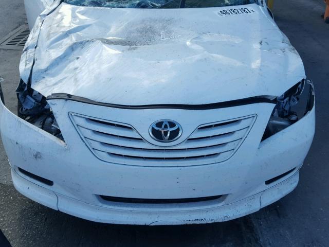 4T1BE46K49U870880 - 2009 TOYOTA CAMRY BASE WHITE photo 7