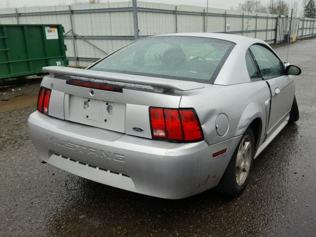 1FAFP40454F115878 - 2004 FORD MUSTANG GRAY photo 4