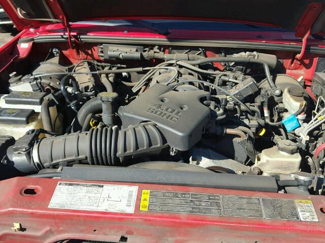 1FTZR45E22TA75907 - 2002 FORD RANGER SUP RED photo 7