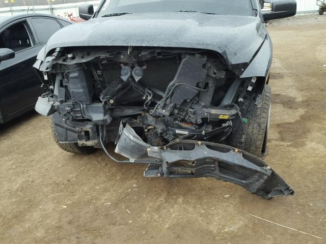 1D3HB16K29J509601 - 2009 DODGE RAM 1500 BLACK photo 9