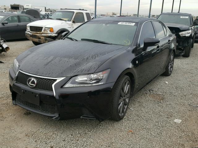 JTHBE1BLXD5017905 - 2013 LEXUS GS 350 BLACK photo 2