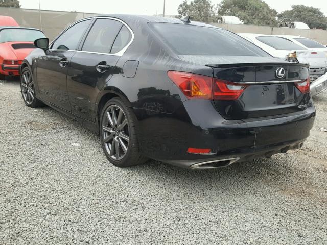 JTHBE1BLXD5017905 - 2013 LEXUS GS 350 BLACK photo 3