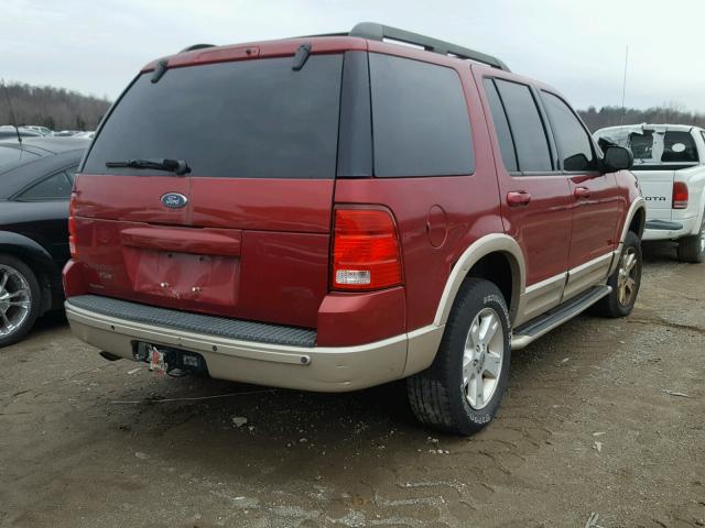 1FMDU74W55UB44488 - 2005 FORD EXPLORER E RED photo 4