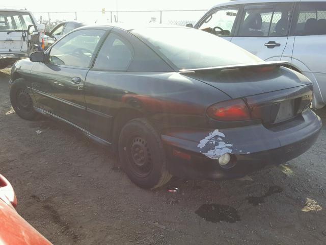 1G2JB124017417457 - 2001 PONTIAC SUNFIRE SE BLACK photo 3