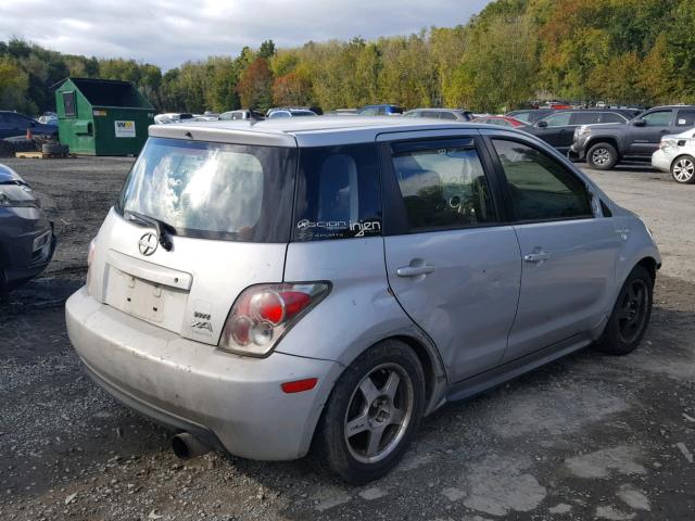 JTKKT624540071695 - 2004 TOYOTA SCION XA GRAY photo 4