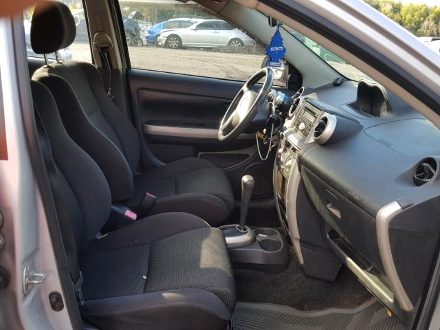 JTKKT624540071695 - 2004 TOYOTA SCION XA GRAY photo 5