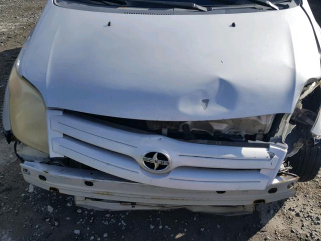 JTKKT624540071695 - 2004 TOYOTA SCION XA GRAY photo 7