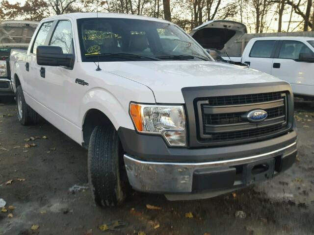 1FTEW1CM1EKF76698 - 2014 FORD F150 SUPER WHITE photo 1