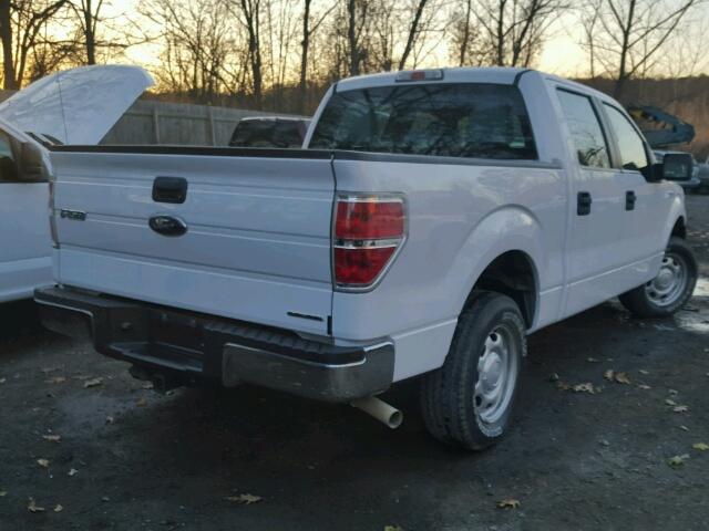 1FTEW1CM1EKF76698 - 2014 FORD F150 SUPER WHITE photo 4