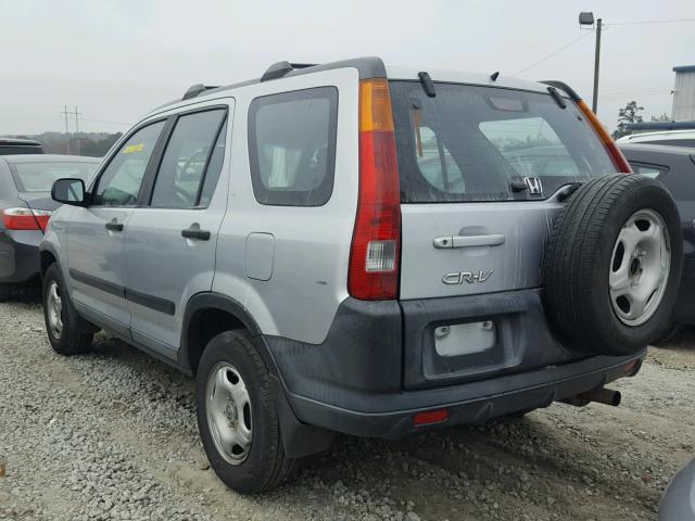 SHSRD68413U105828 - 2003 HONDA CR-V LX SILVER photo 3