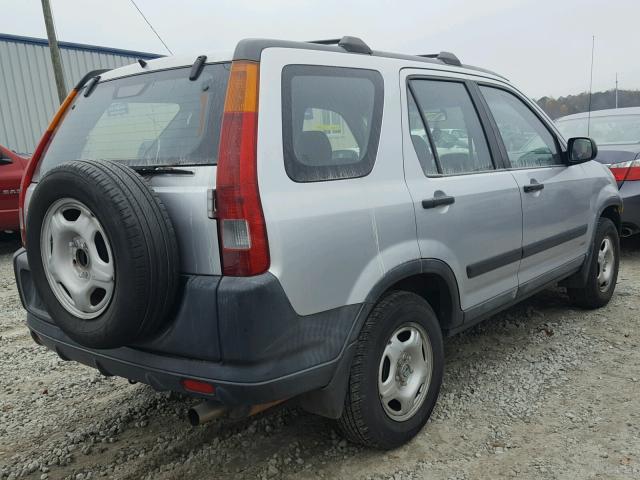 SHSRD68413U105828 - 2003 HONDA CR-V LX SILVER photo 4