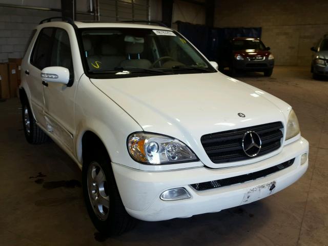 4JGAB54E73A388078 - 2003 MERCEDES-BENZ ML 320 WHITE photo 1