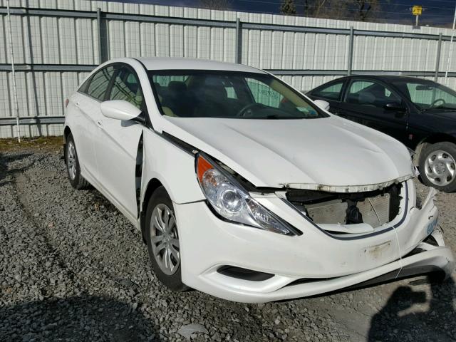 5NPEB4AC5BH146111 - 2011 HYUNDAI SONATA GLS WHITE photo 1